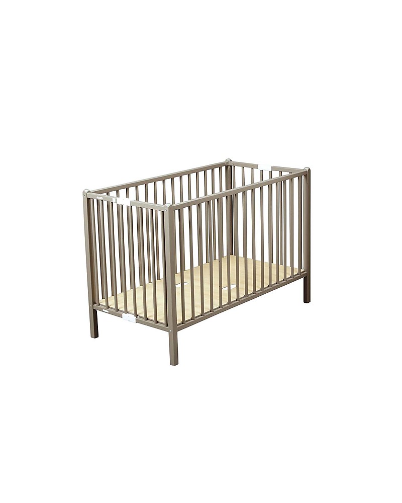 Solid Beech Wood Foldable Cot, 60 